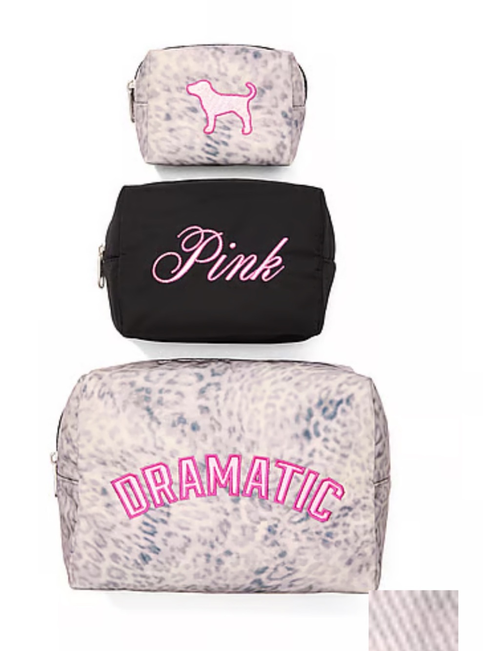 PINK
Makeup Bag Trio